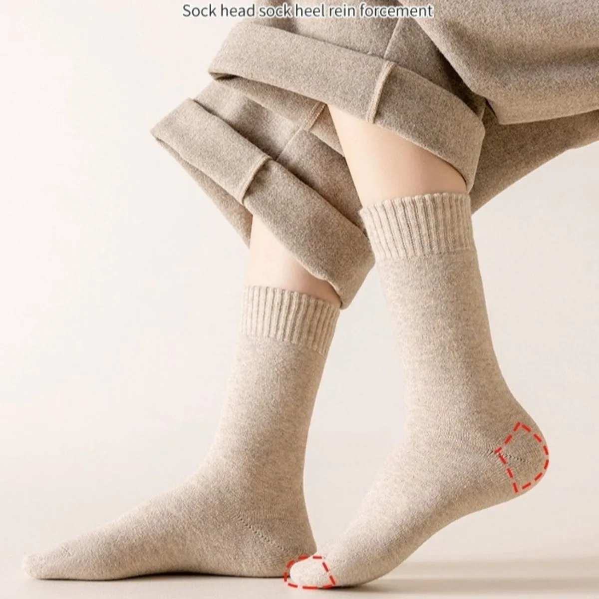 1 زوج الشتاء الجوارب الحرارية  - مراجعة Thermal Sock Wool وسعره