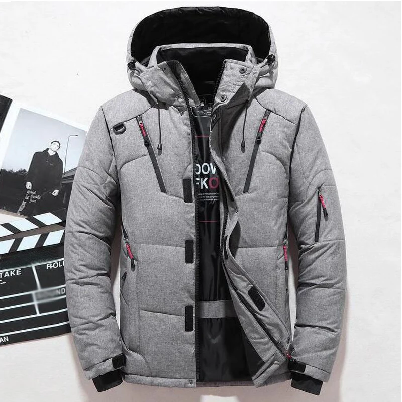 أسفل سترة الذكور الشتاء الرجال - مراجعة Down Jacket Packable وسعره
