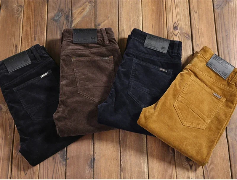 سروال قصير غير رسمي للرجال ، ب - مراجعة Corduroy Pant Warm وسعره