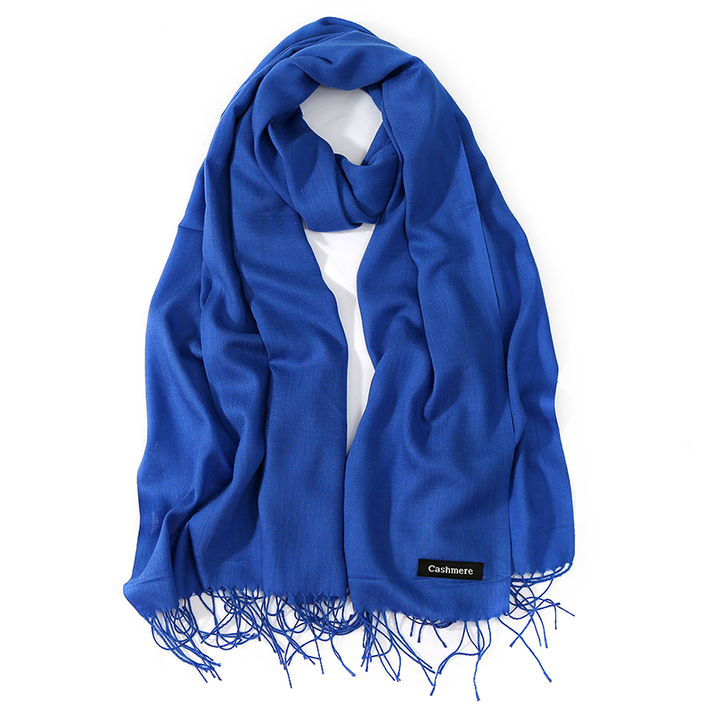 وشاح شتوي للسيدات بلون سادة مو - مراجعة Cashmere Pashmina Wrap وسعره