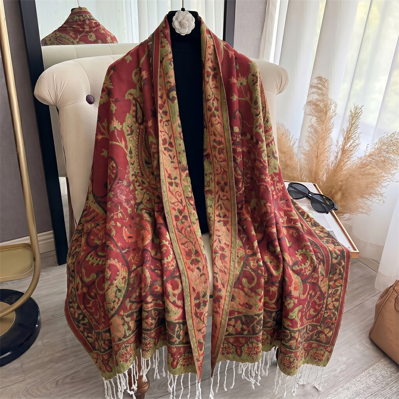 وشاح نسائي فاخر من الكشمير لعا - مراجعة Cashmere Pashmina Wrap وسعره
