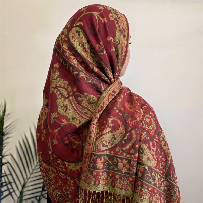 وشاح نسائي فاخر من الكشمير لعا - مراجعة Cashmere Pashmina Wrap وسعره