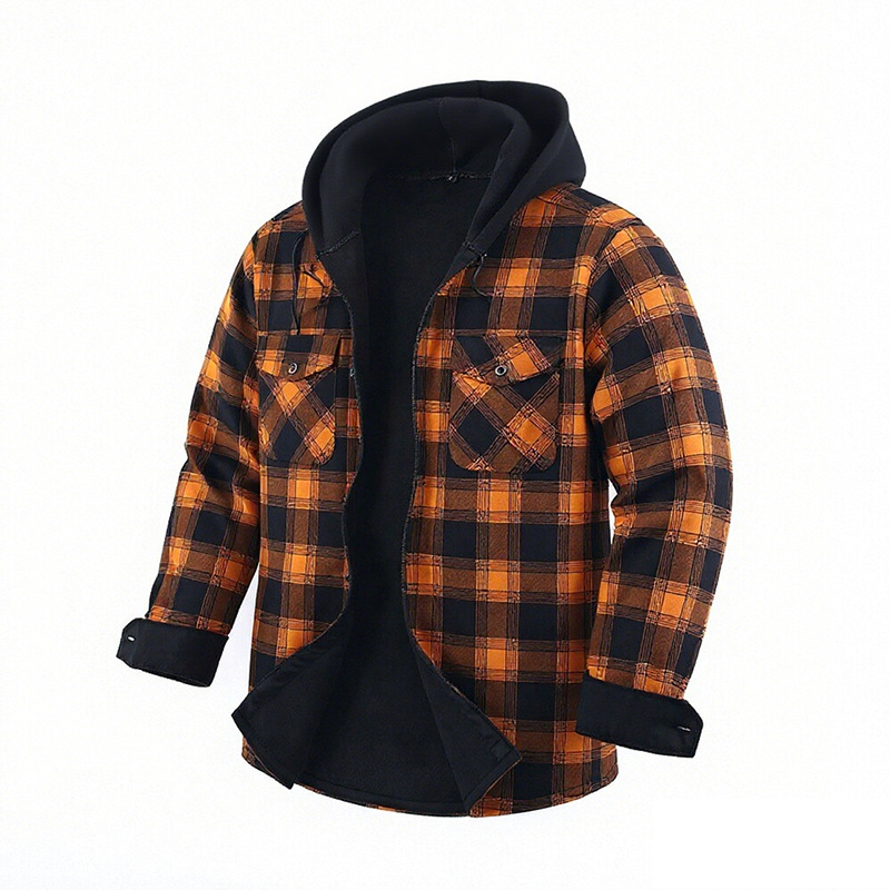 قميص QICHE من الفلانيل السميك  - مراجعة Flannel Shirt Lined وسعره