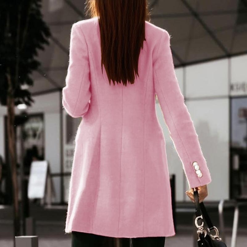 معاطف صوف نسائية لخريف وشتاء م - مراجعة Wool Coat Peacoat وسعره