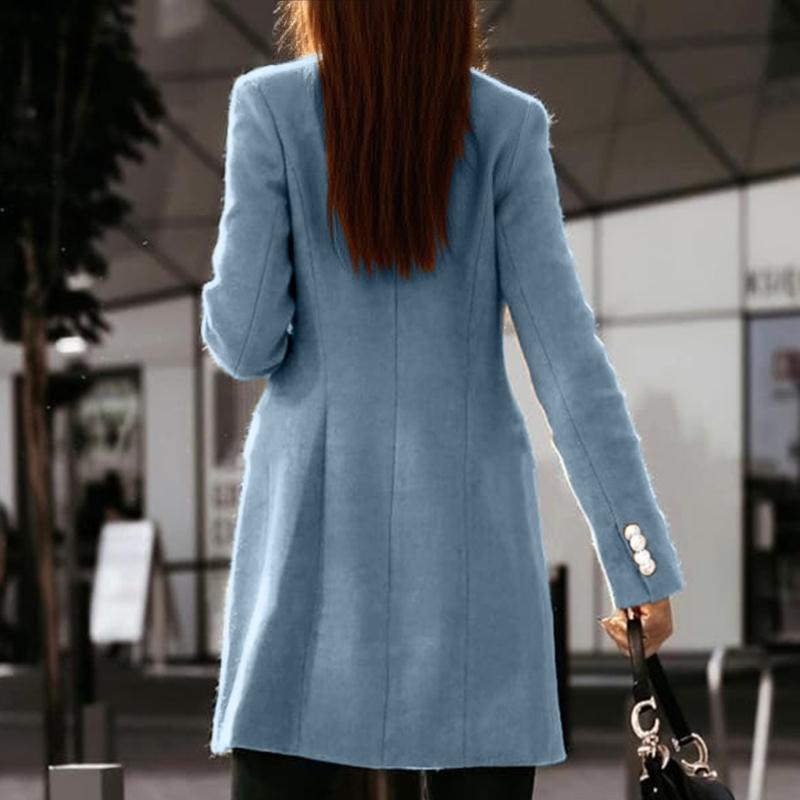 معاطف صوف نسائية لخريف وشتاء م - مراجعة Wool Coat Peacoat وسعره
