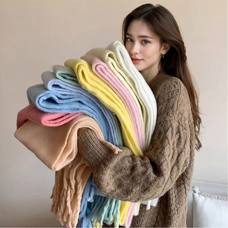 وشاح الشتاء للنساء الكشمير الد - مراجعة Cashmere Pashmina Wrap وسعره