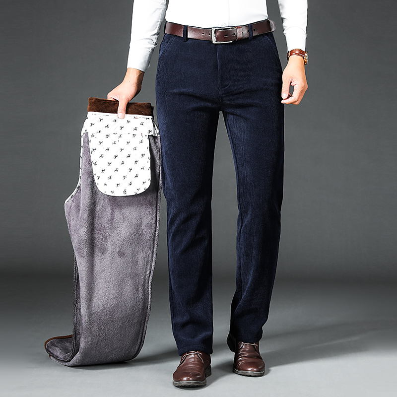 الشتاء الرجال الصوف سروال قصير - مراجعة Corduroy Pant Warm وسعره