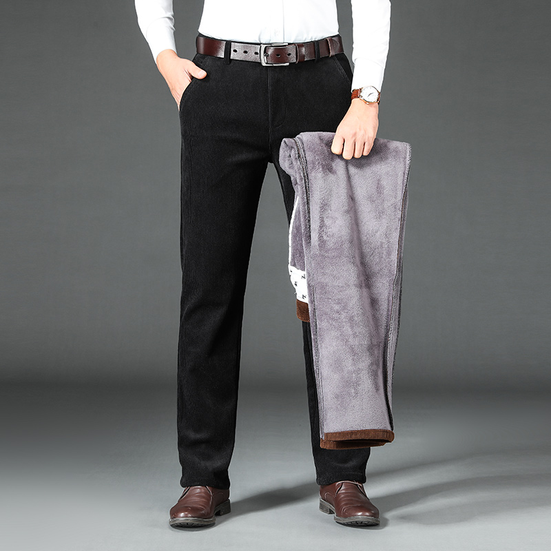 الشتاء الرجال الصوف سروال قصير - مراجعة Corduroy Pant Warm وسعره