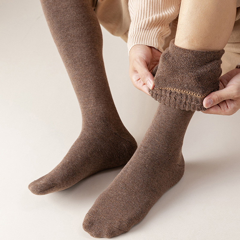 EU38-45 طويلة الساق الشتاء رجا - مراجعة Thermal Sock Wool وسعره