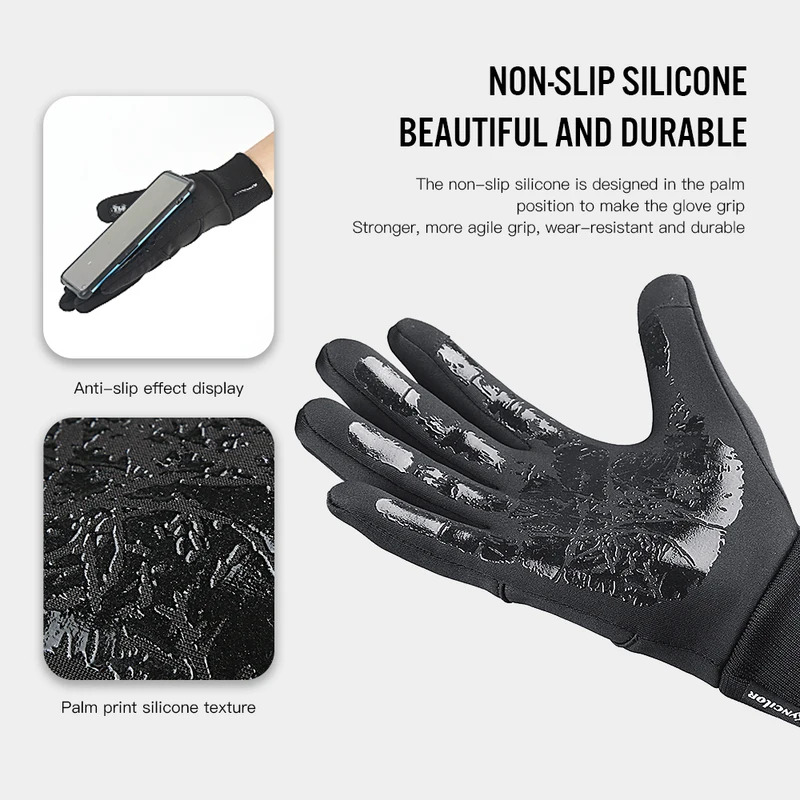 قفازات ركوب الدراجات الشتوية ل - مراجعة Touch Screen Gloves وسعره