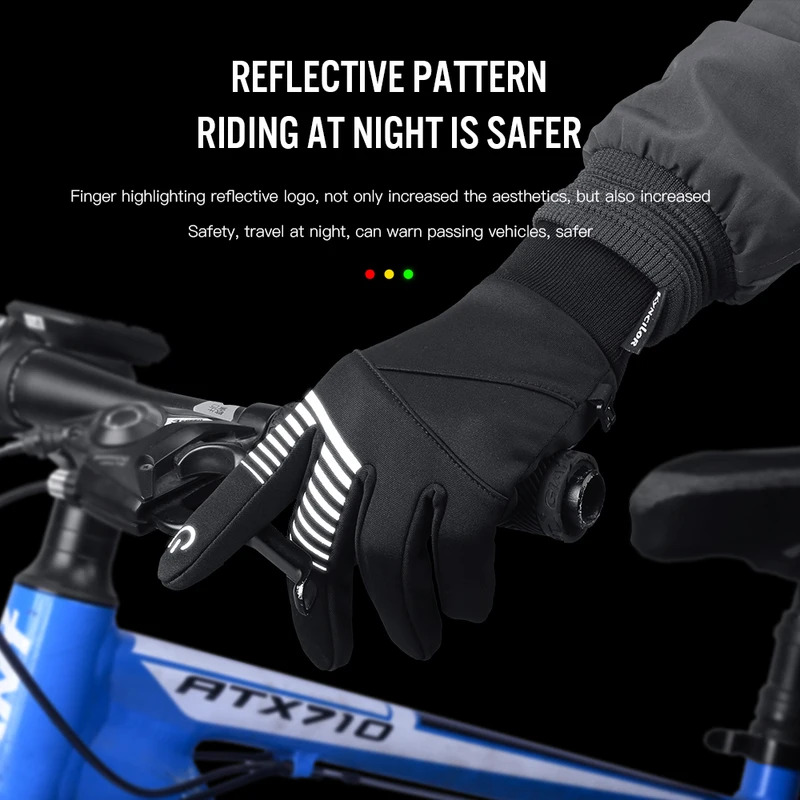 قفازات ركوب الدراجات الشتوية ل - مراجعة Touch Screen Gloves وسعره