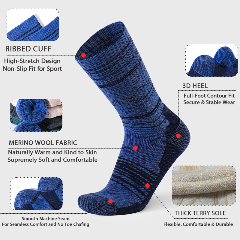 جوارب بوت من صوف الميرينو، داف - مراجعة Thermal Sock Wool وسعره