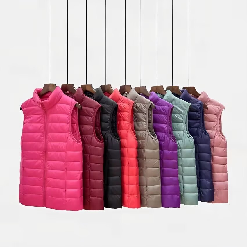 سترات نسائية بدون أكمام، معاطف - مراجعة Down Jacket Packable وسعره