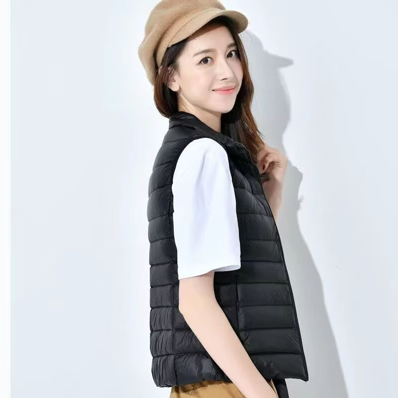 سترات نسائية بدون أكمام، معاطف - مراجعة Down Jacket Packable وسعره