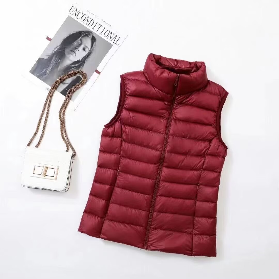 سترات نسائية بدون أكمام، معاطف - مراجعة Down Jacket Packable وسعره