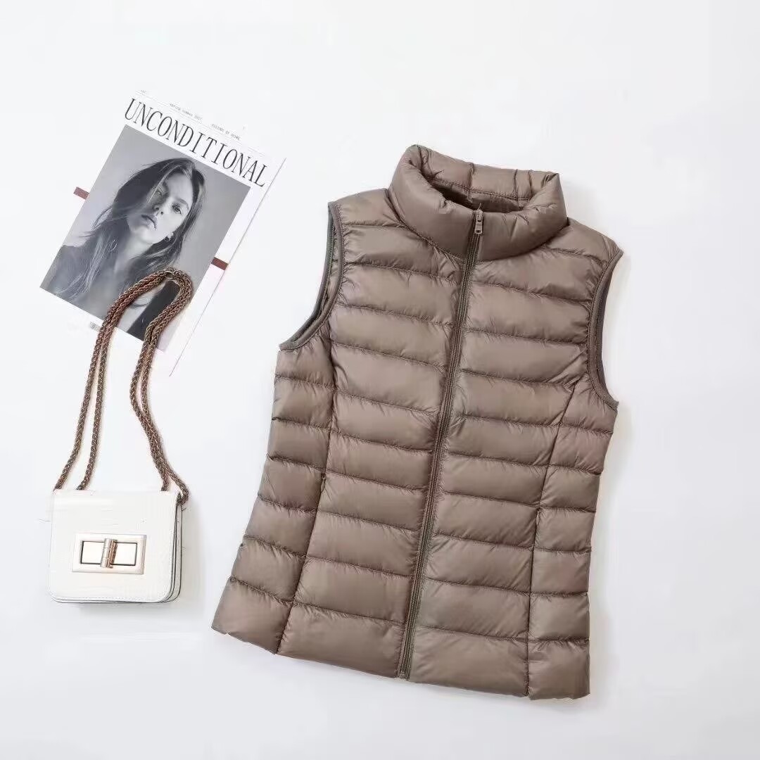 سترات نسائية بدون أكمام، معاطف - مراجعة Down Jacket Packable وسعره