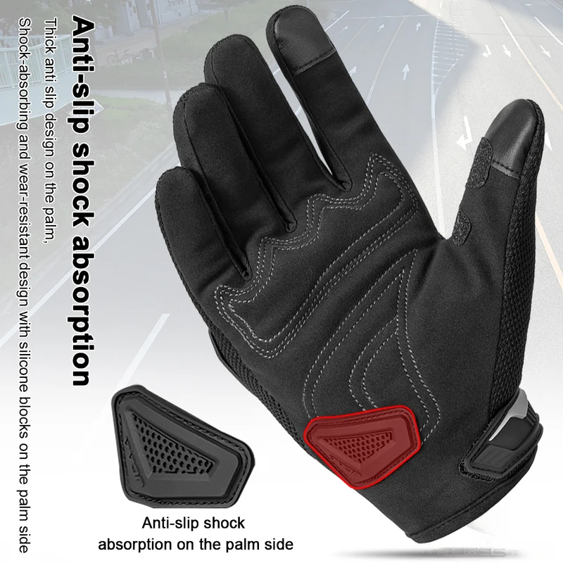 قفازات ركوب صيفية قابلة للتنفس - مراجعة Touch Screen Gloves وسعره