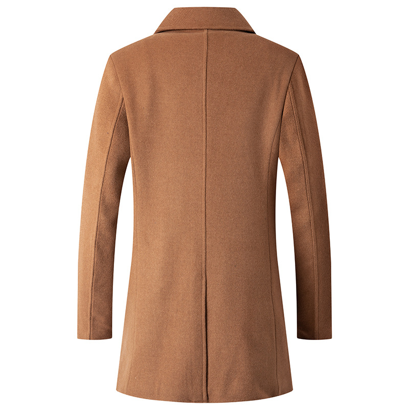 مزدوجة الصدر معطف الرجال Peaco - مراجعة Wool Coat Peacoat وسعره