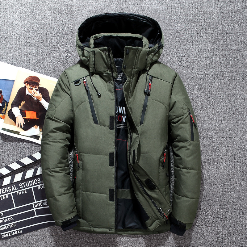 معطف رجالي من ريش البط الأبيض  - مراجعة Down Jacket Packable وسعره